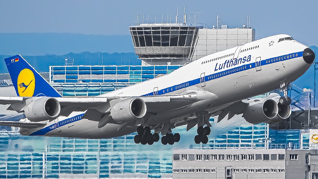 60 MINS of Plane Watching at Frankfurt Airport 🇩🇪