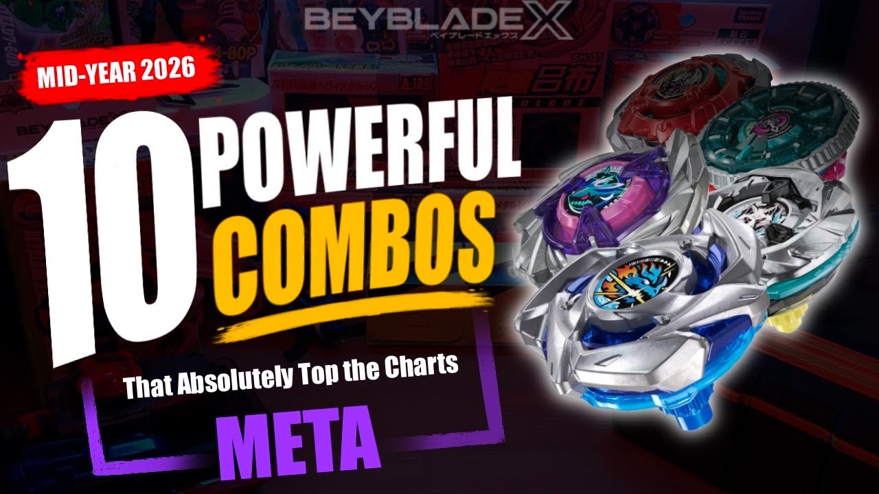 Топ-10 комбо, доминирующих на турнирах Beyblade X | Середина 2026 года
