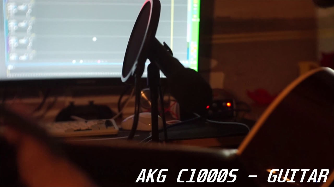 AKG C1000S 어쿠스틱 기타 녹음