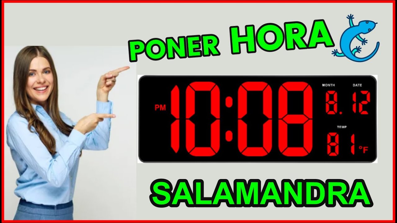 Como poner hora en  SALAMANDRA automatizador para radio GRATIS