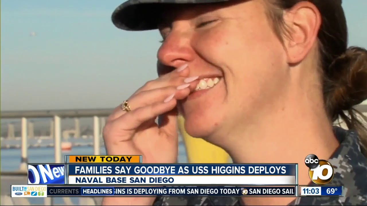 San Diego Ship USS Higgins deploys to the Middle East