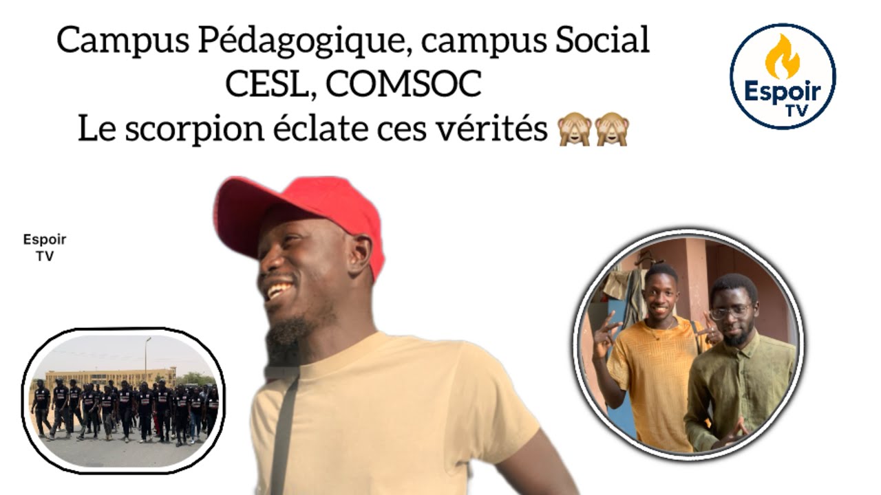 La vie au Campus social de l’université Gaston Berger de Saînt Louis ,