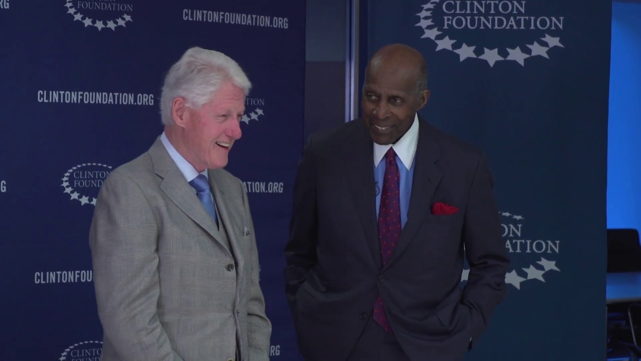Civil Rights Activist Vernon Jordan Shares His Story In Conversation at the Clinton Foundation
