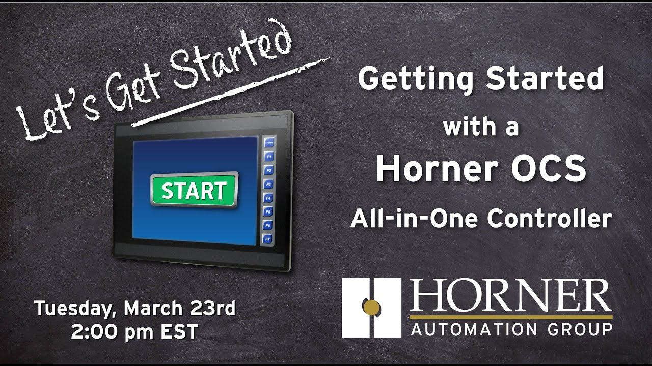 Getting Started with Horner OCS All-in-one Controllers