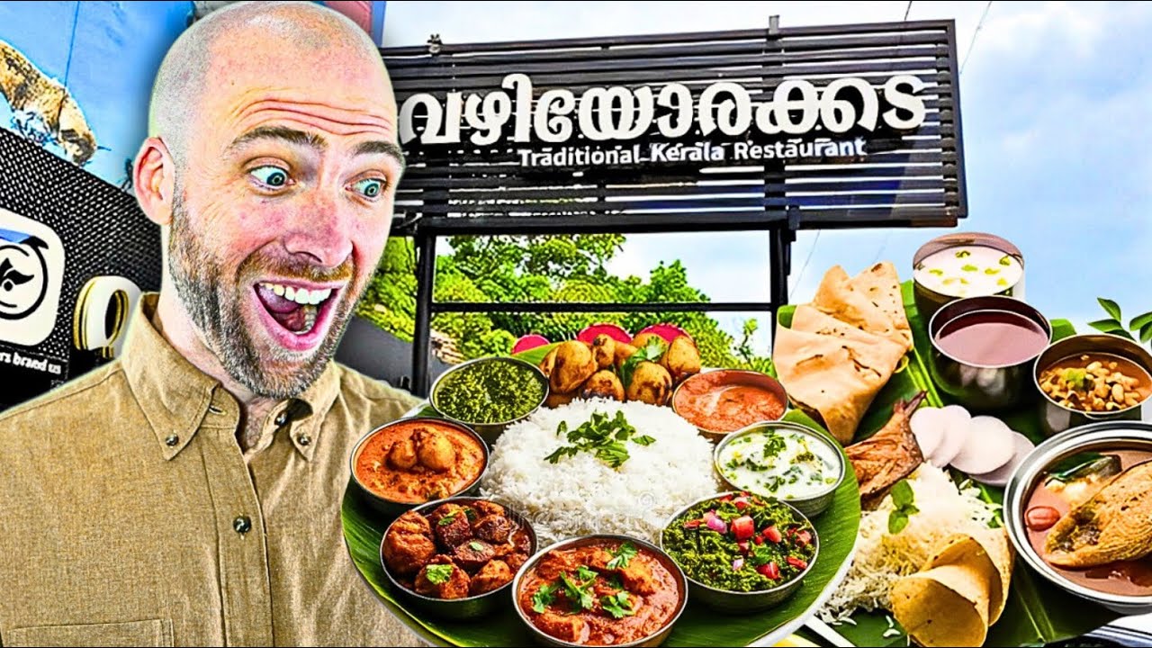 Нереальная вегетарианская и невегетарианская еда из Кералы в ресторане Vazhiyorakkada | Килиманур...