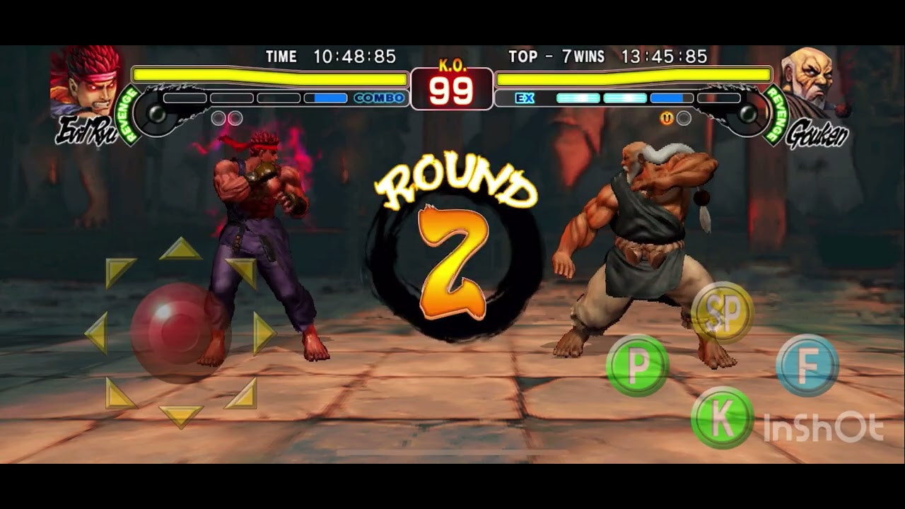 La batalla acaba de comenzar Evil Ryu VS Gouken