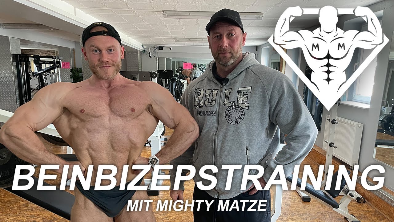 Beinbeuger Training, so geht&rsquo;s richtig  ! + Posing von David