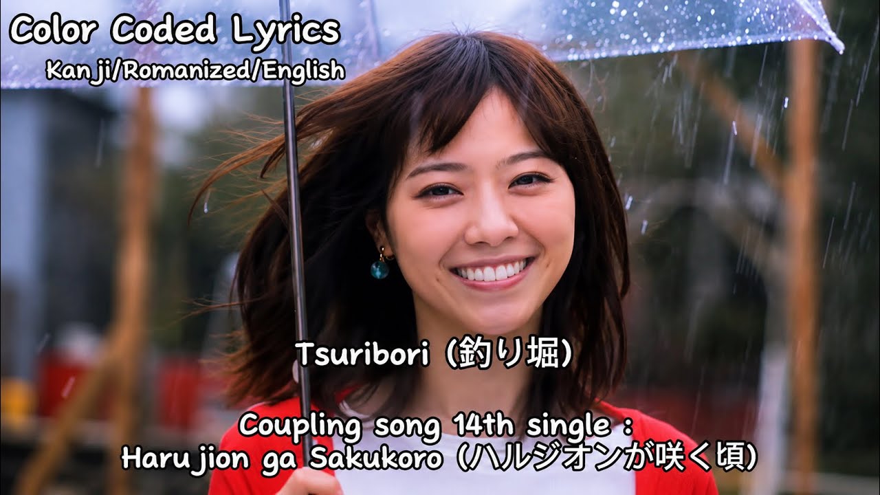 Nishino Nanase (西野七瀬) - Tsuribori (釣り堀) Kan/Eng/Rom Color Coded Lyrics