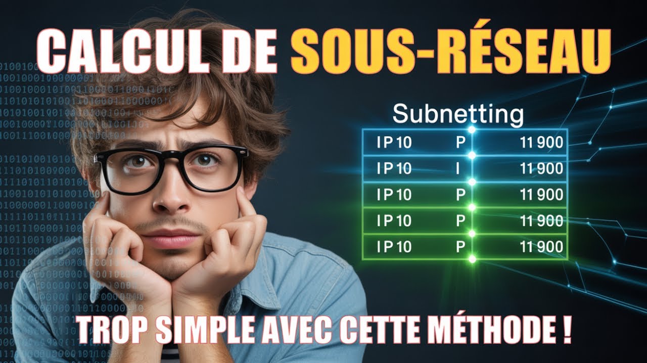 📡 Maîtrise le Calcul de sous-réseau (Subnetting) en 10 min ⏱️