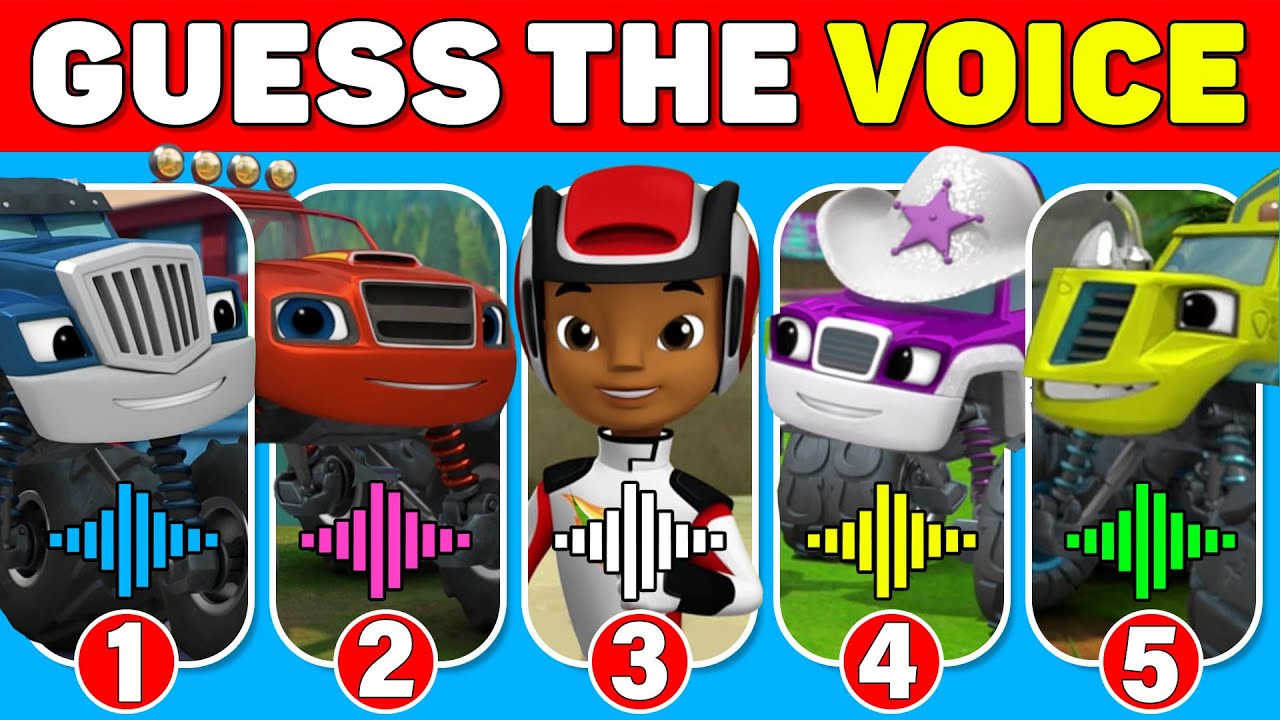 Guess the BlAZE AND THE MONSTER MACHINES Characters by Their Voice. [Quiz]