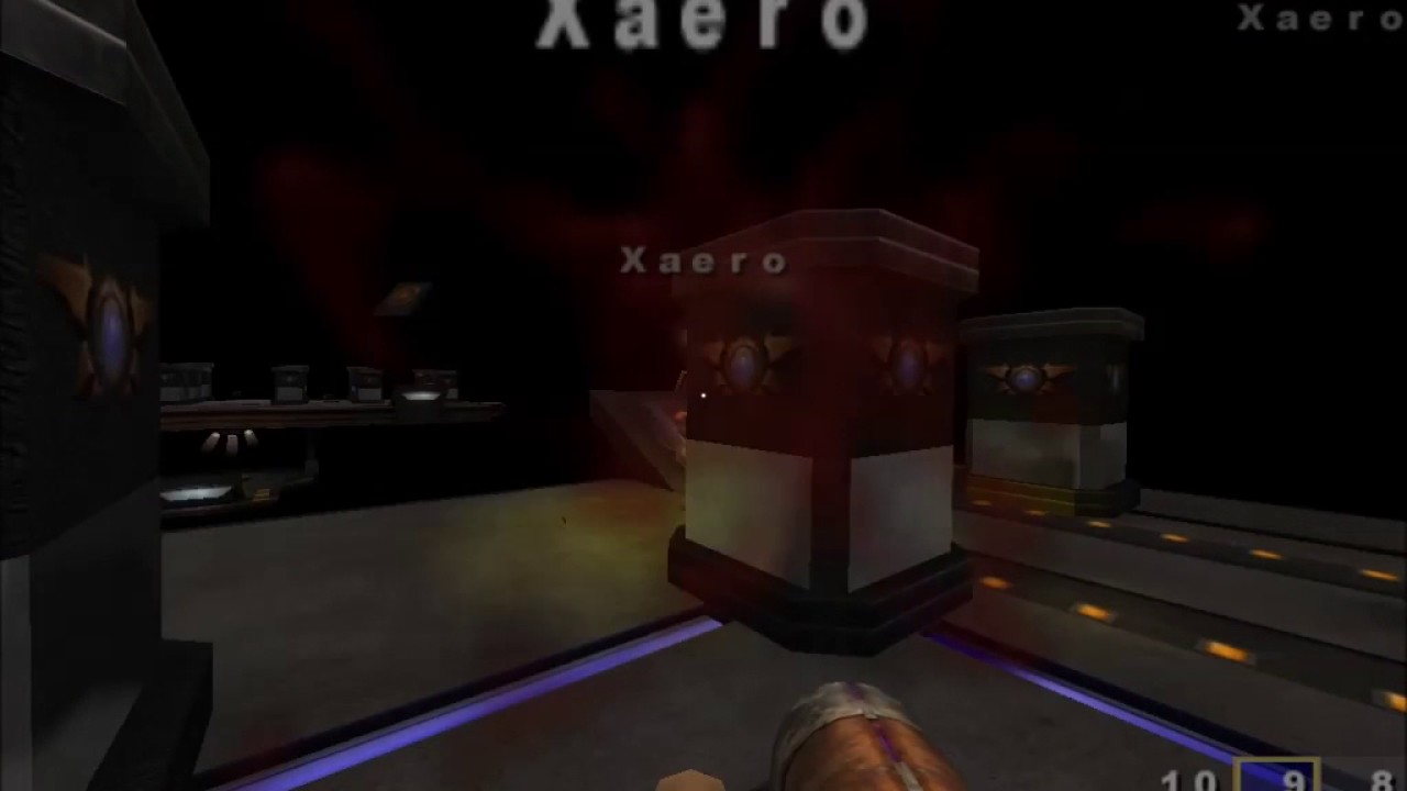 Quake 3 - What 2 nightmare Xaero bots look like