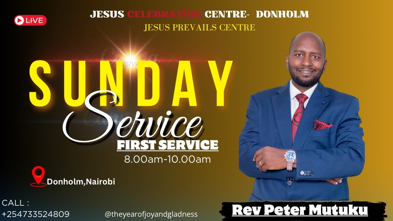 ENCOUNTER WITH THE WORD OF GOD ||REV PETER MUTUKU ||FIRST SERVICE ||JCC DONHOLM ||11/01/2026