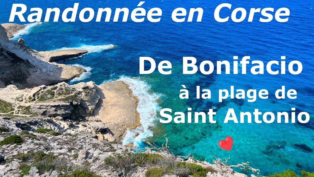 Randonnée de Bonifacio vers la plage de Saint Antonio - Roadtrip Corse 2022 -  4K