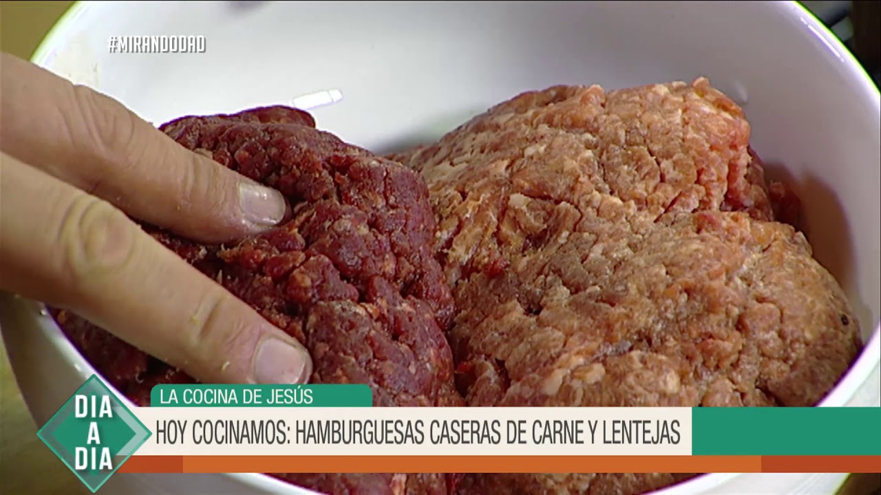 La cocina de Jesús Graña: Hamburguesas caseras de carne y lentejas