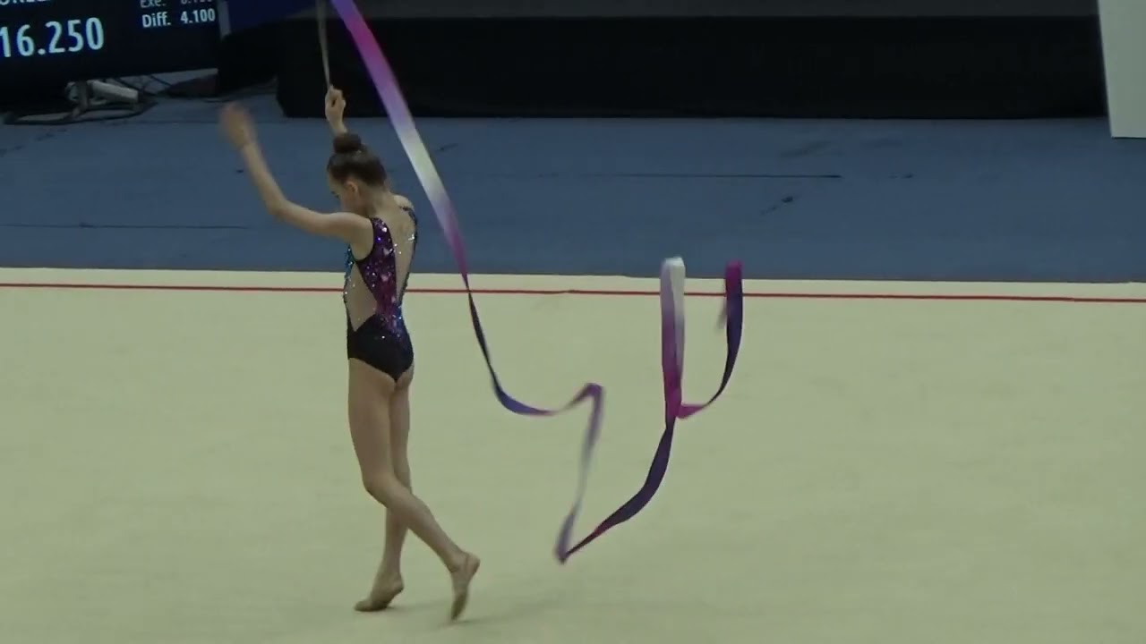 Albena NESTOROVA ruban - 2025 Championnats de France Juniors 13ans