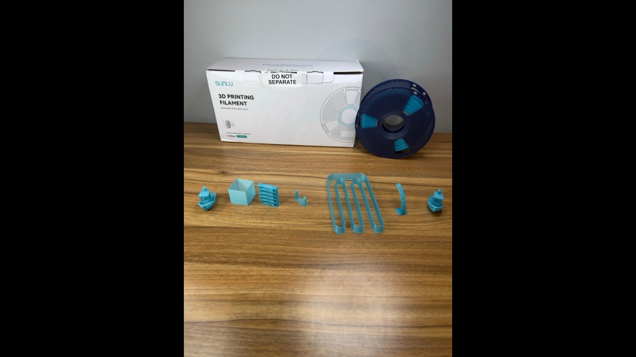 SUNLU PETG Glow-in-the-Dark Blue Review. EveryFilament Episode #26
