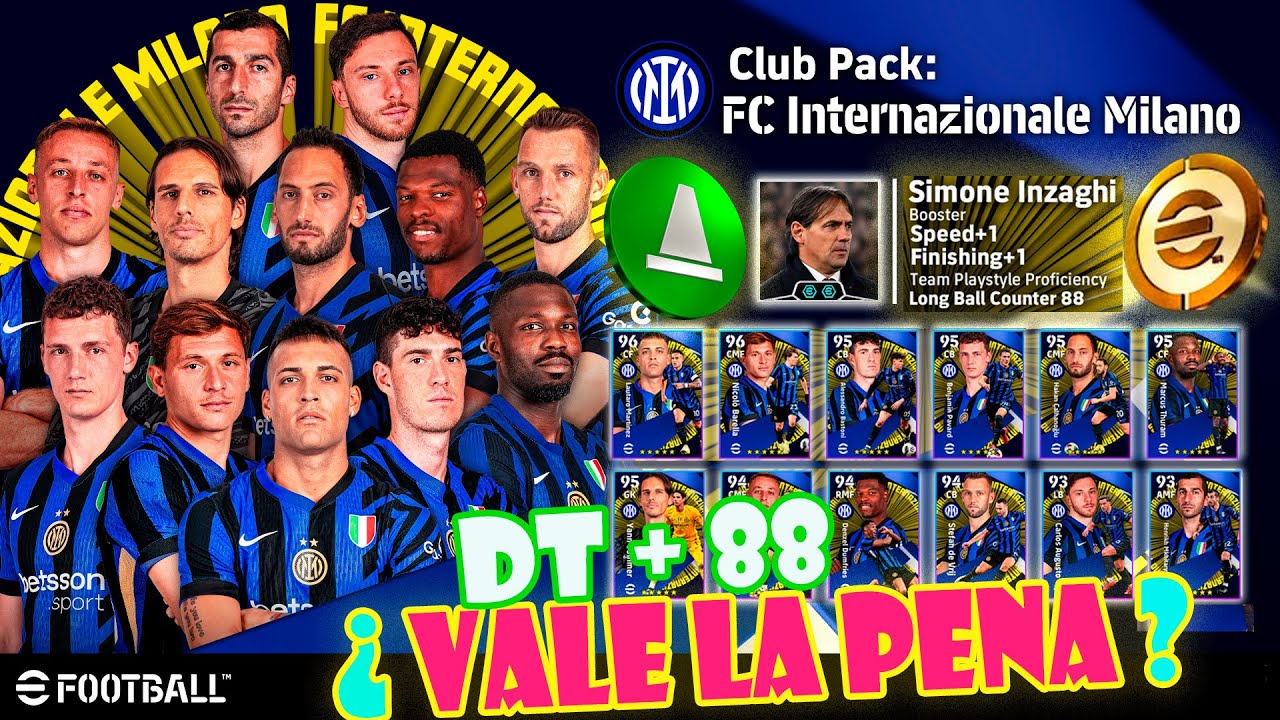 EL MEJOR ANÁLISIS✅ Y ENTRENAMIENTOS PARA EL PACK DEL INTER DE MILÁN/SIMONE INZAGHI🗿|| eFootball 2025