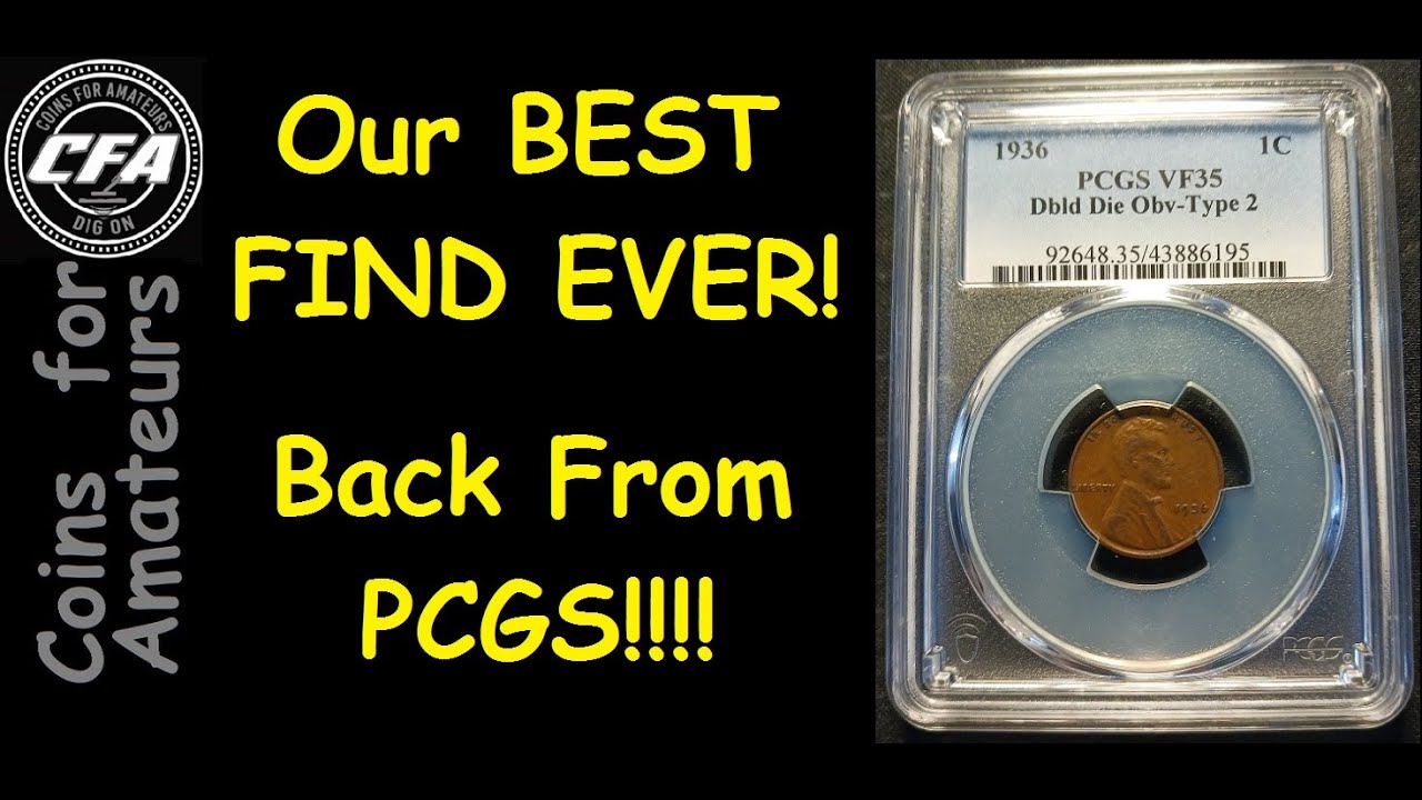 Our BEST Coin Roll Hunting Find EVER! Back from PCGS! Excellent grade for an old circulated Penny!