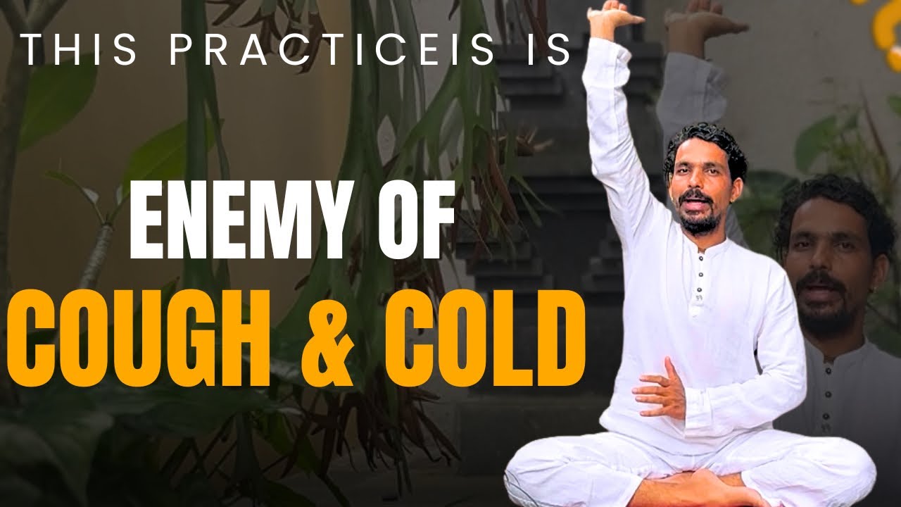 Enemy Of Cough & Cold | YOGA FOR COUGH | @PrashantjYoga 