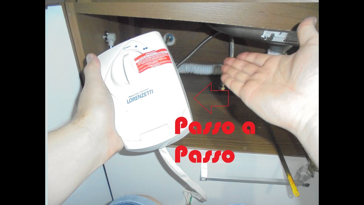 Como instalar aquecedor de torneira Lorenzetti (Passo a Passo )