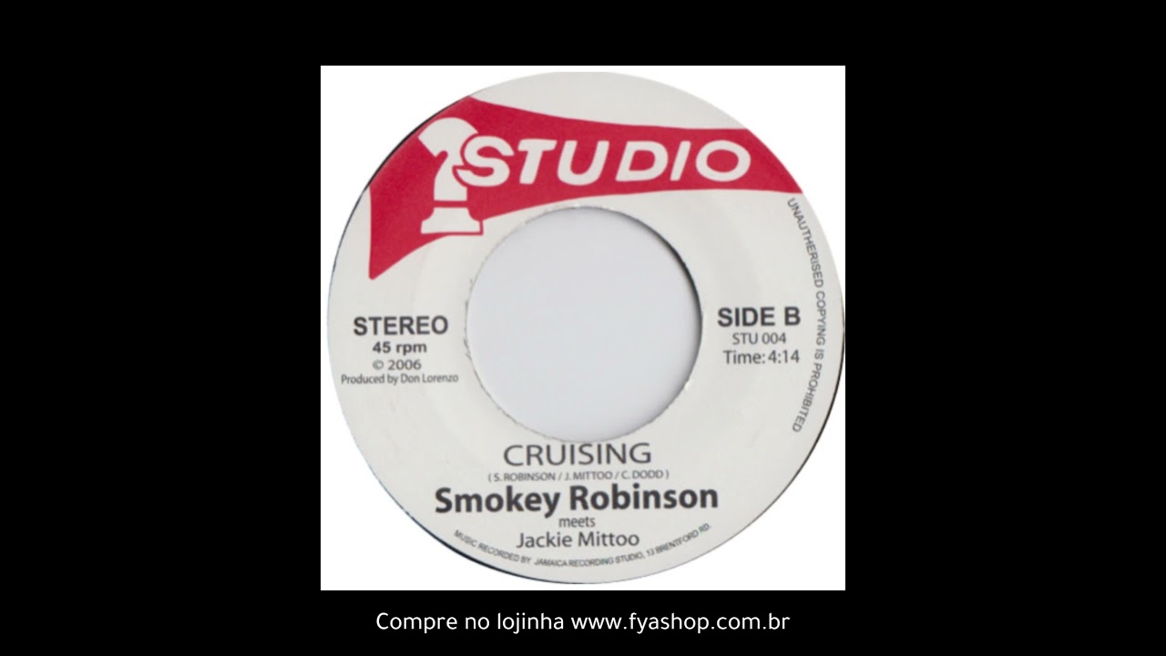 🔘 Smokey Robinson meets Jackie Mittoo– Cruising (7", Ltd, Unofficial, NM)