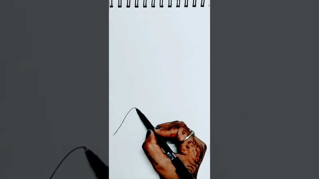 One stroke drawing #Sweet Heart❤💖#amazing #art #one line drawing#shorts #respect #like