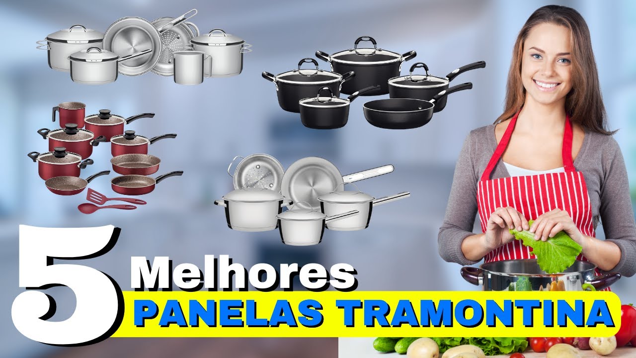 TOP 5 Melhor JOGO DE PANELAS TRAMONTINA em 2025 | Melhores JOGOS DE PANELAS TRAMONTINA