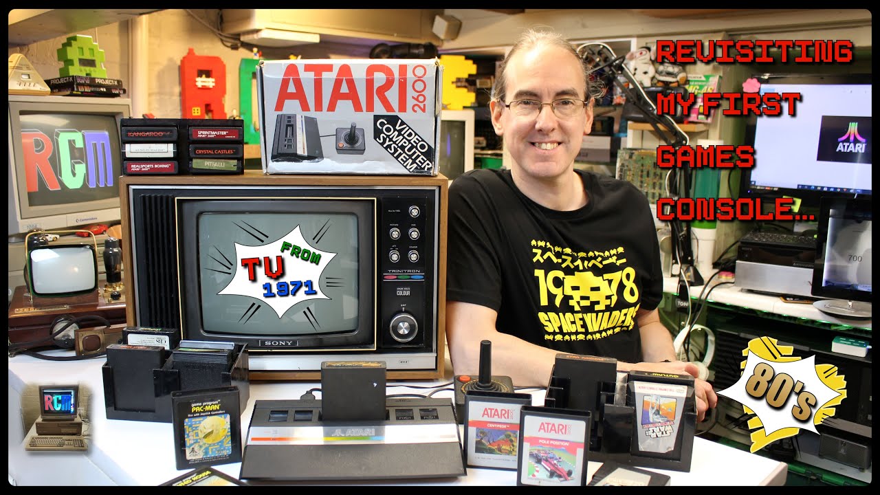 ATARI 2600 JUNIOR My memories of my first console unboxing and testing!