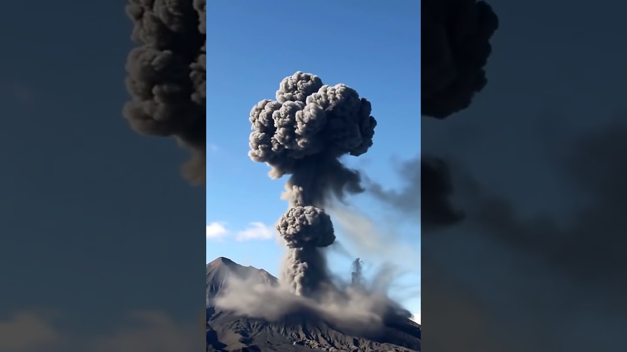 Volcano Ash Plume Explained #Science