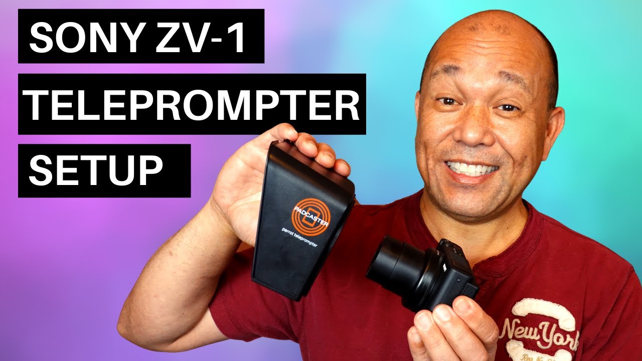 Use a Sony ZV1 with a Teleprompter! | G7x and Rx100 too!
