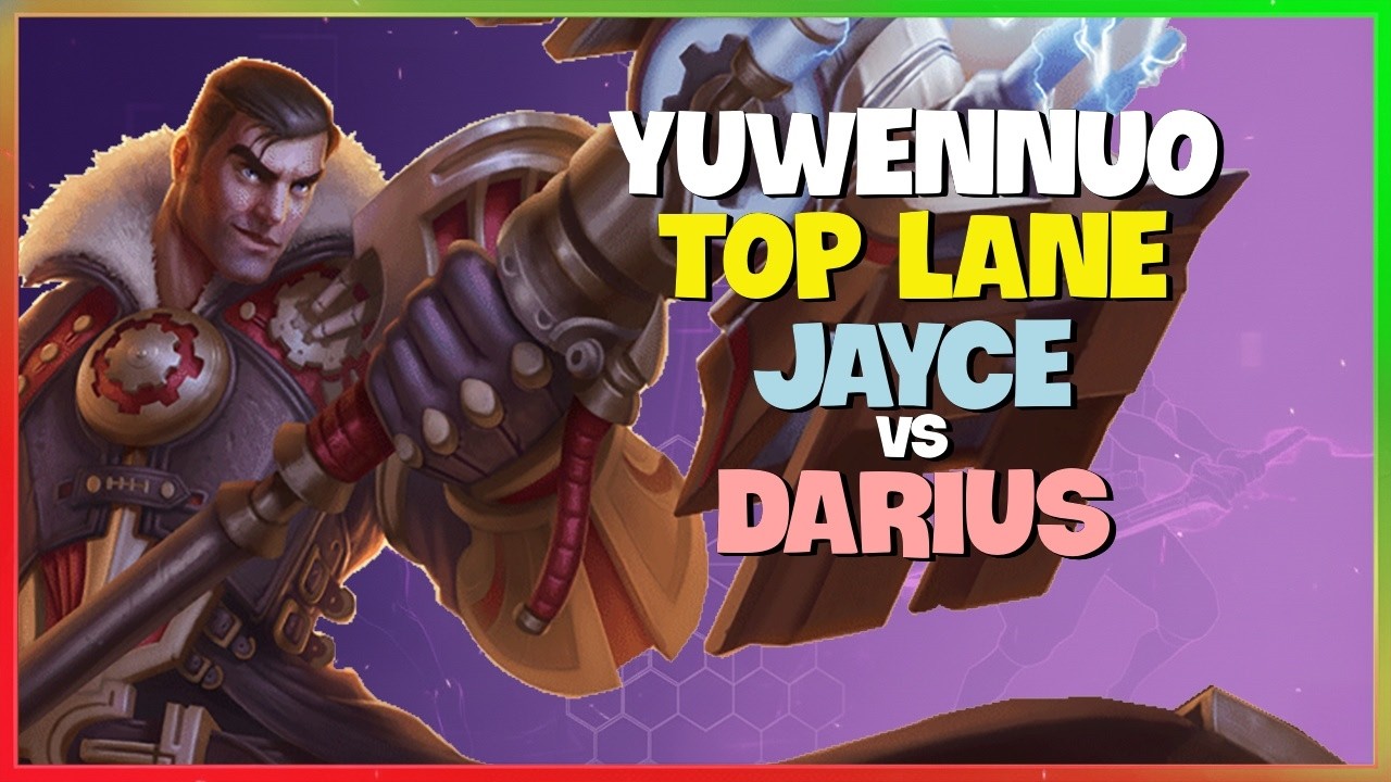 YuwenNuo Jayce : This Dude is CRUSHING the Rank 1 Super Server Darius with CLEAN Mechanics