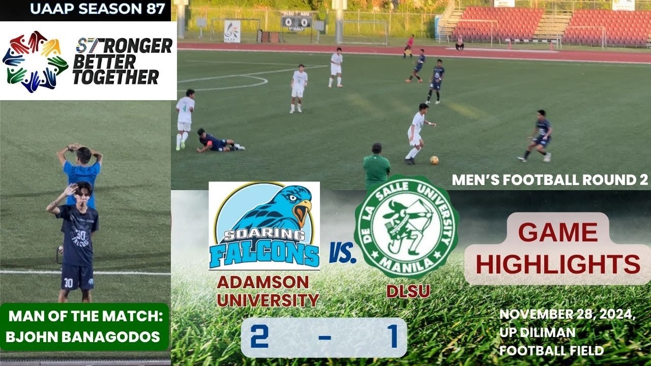 Adamson Soaring Falcons vs. DLSU Green Archers , UAAP Season 87 Men's Football Round 2