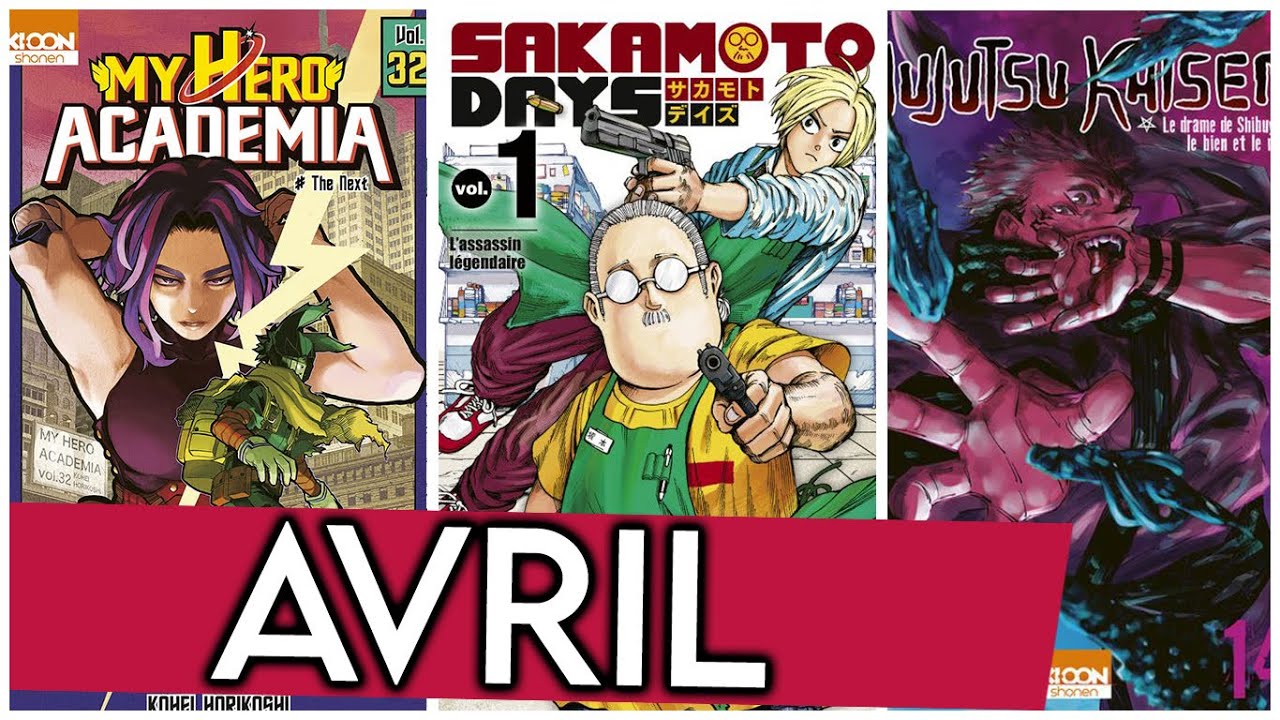 NE REGARDEZ PAS CETTE VID&Eacute;O ! LES SORTIES MANGAS DE AVRIL 2022 !