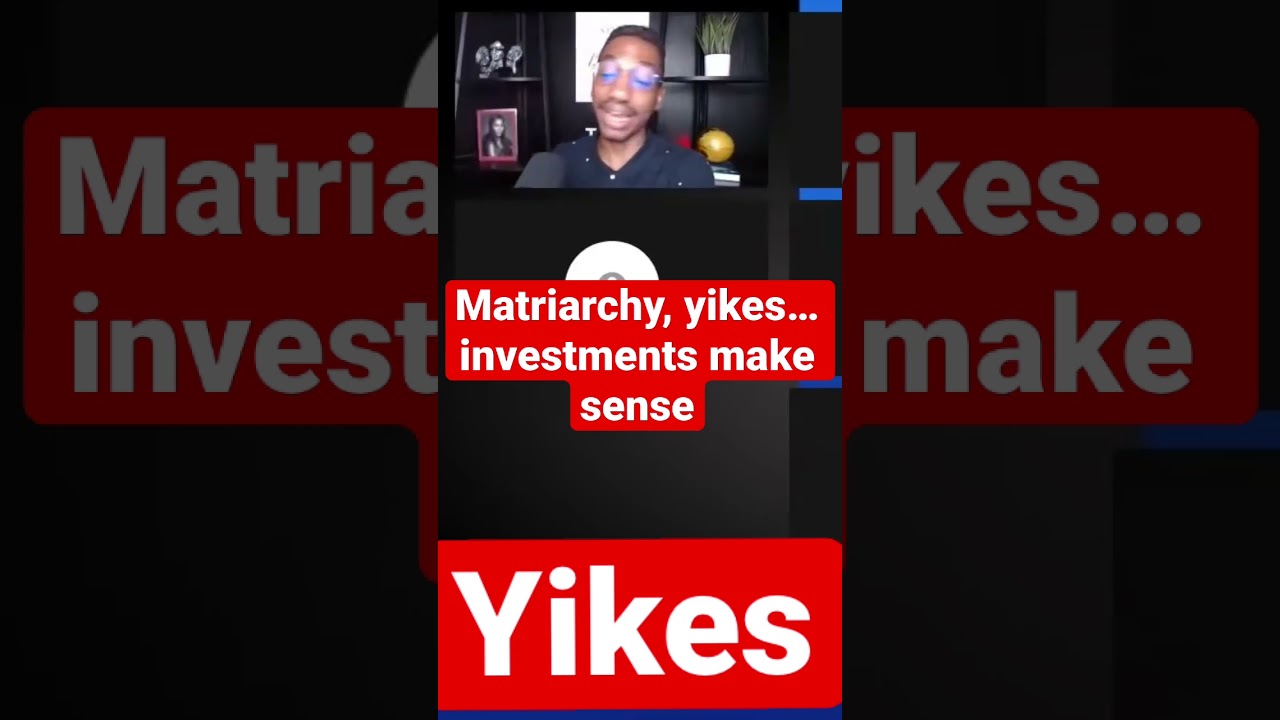 If it is a #matriarchy that would explain investments right? #manosphere #bwe #blackwoman #fathers