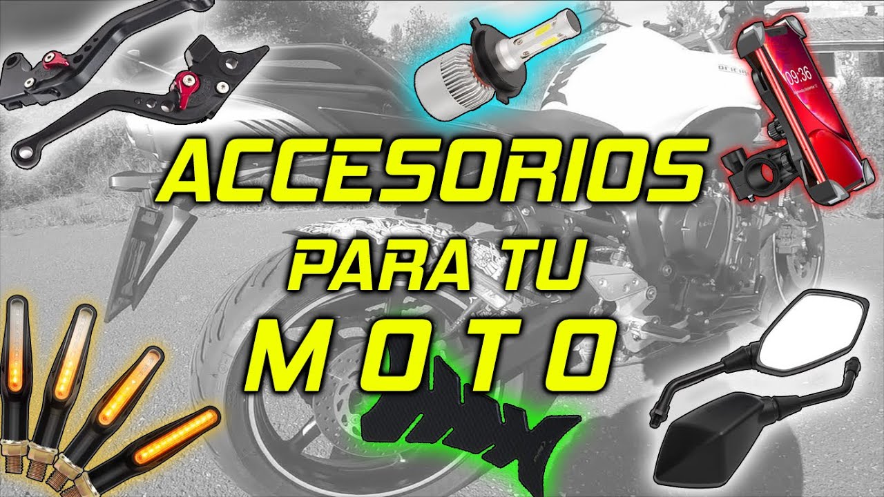 😎TOP ACCESORIOS para MOTO / Estos llevo en mi YAMAHA FZ6N S2