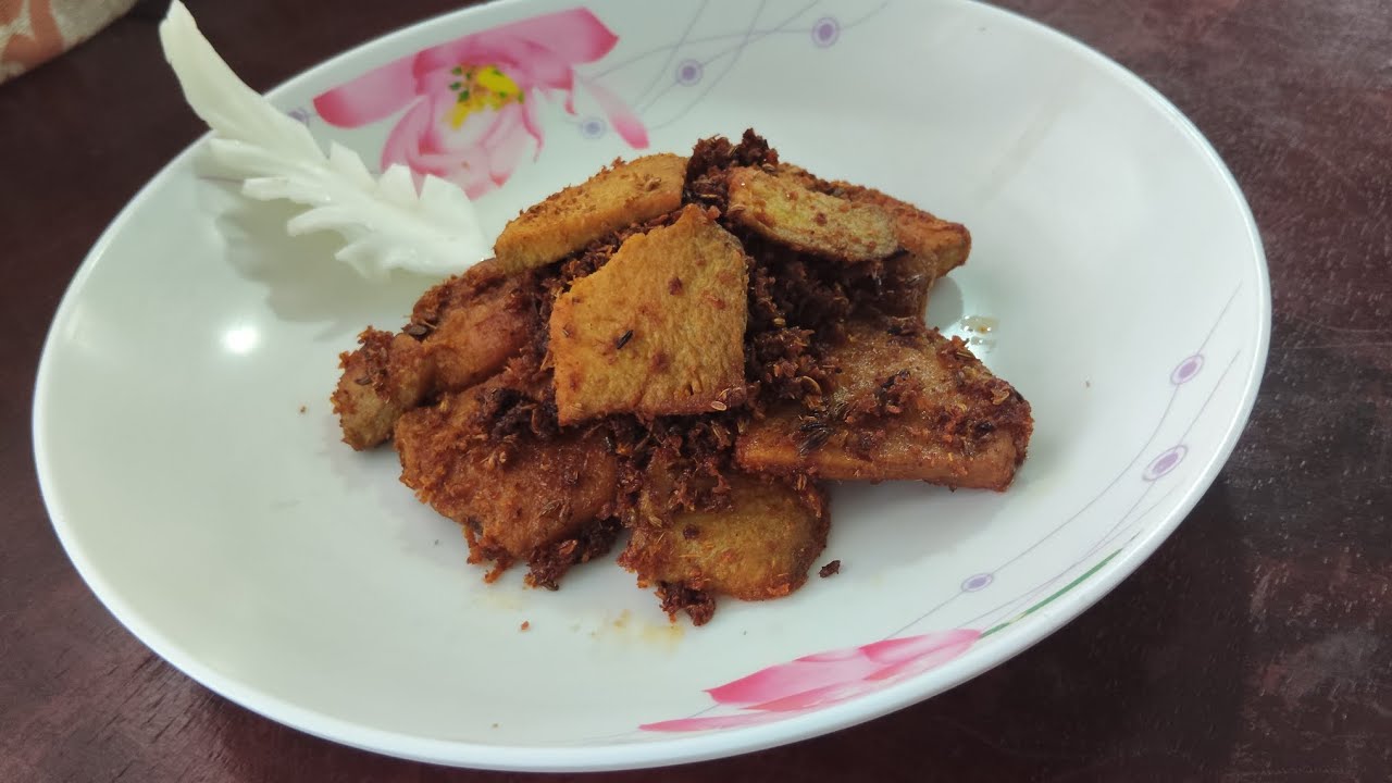  இப்படி செஞ்சி சாப்பிட்டு பாருங்கள் மிக அருமை சேனை கிழக்கு வறுவல்| #senaikilangu  #karunaikilangu 