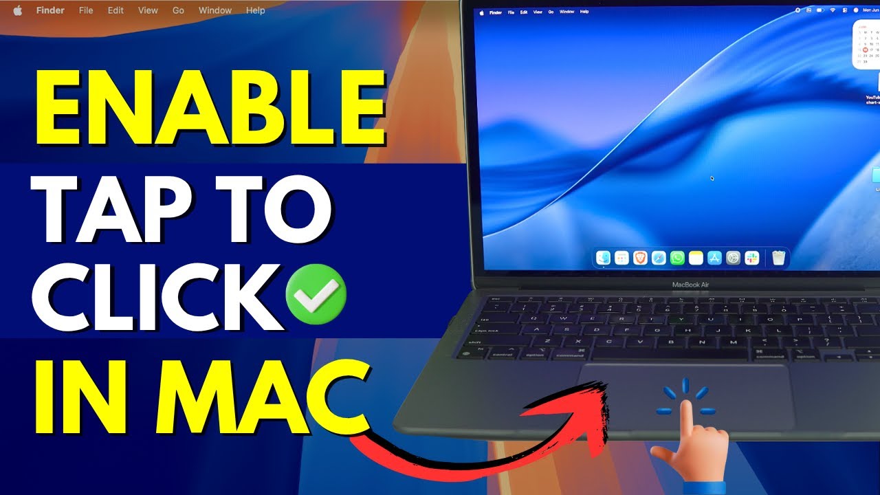 How to Turn On Tap to Click Mac? Enable Tap/Touch to Click MacBook