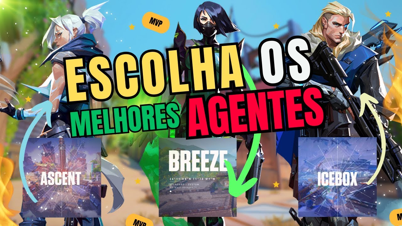 Melhores AGENTES em CADA MAPA!!