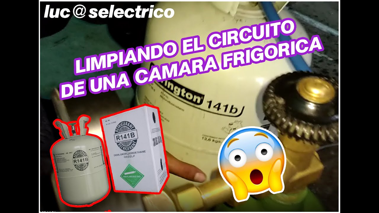 LIMPIEZA Del CIRCUITO DE UNA CÁMARA FRIGORÍFICA  CON 141 b