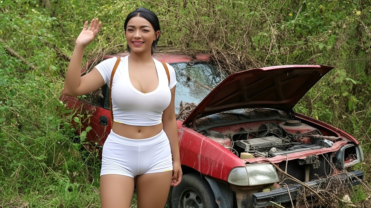 Genius Girl&rsquo;s Challenge: Fully Restoring a Car Abandoned in the Woods for Years &mdash; Will It Work?