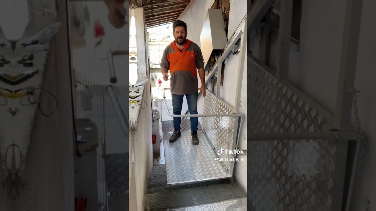 PLATAFORMA ELEVATORIA PARA ESCADAS #acessibilidade