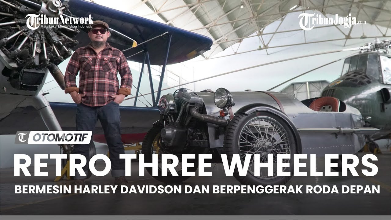 RETRO Three Wheeler Garapan Lulut Retro Teruji Dihajar Driving Kustomfest Ride & Drive 2021