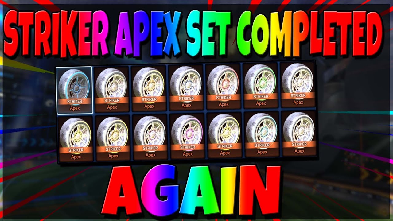 I COMPLETED THE STRIKER APEX SET AGAIN INSANE TRADES