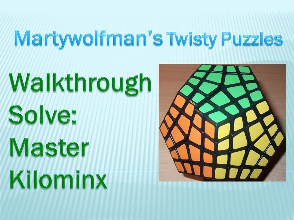 Walkthrough solve: Master Kilominx (Viewer request)