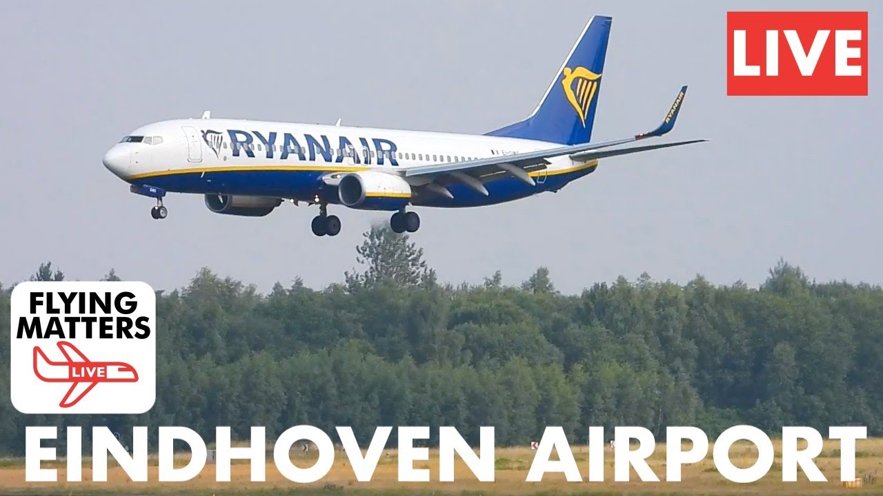 LIVE PlaneSpotting 🔴 #EINDHOVEN AIRPORT Departures/ arrivals live atc