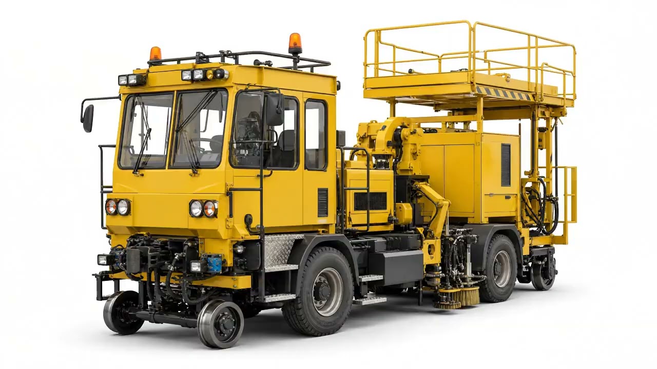 Railway Maintenance Vehicle: The Track Safety Expert! | Cinematic Vehicle Encyclopedia