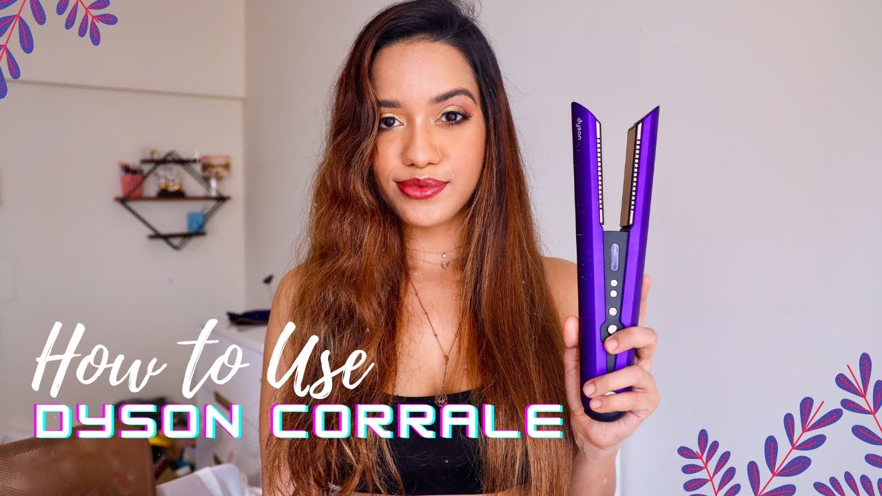 Как использовать новый выпрямитель для волос Dyson Corrale