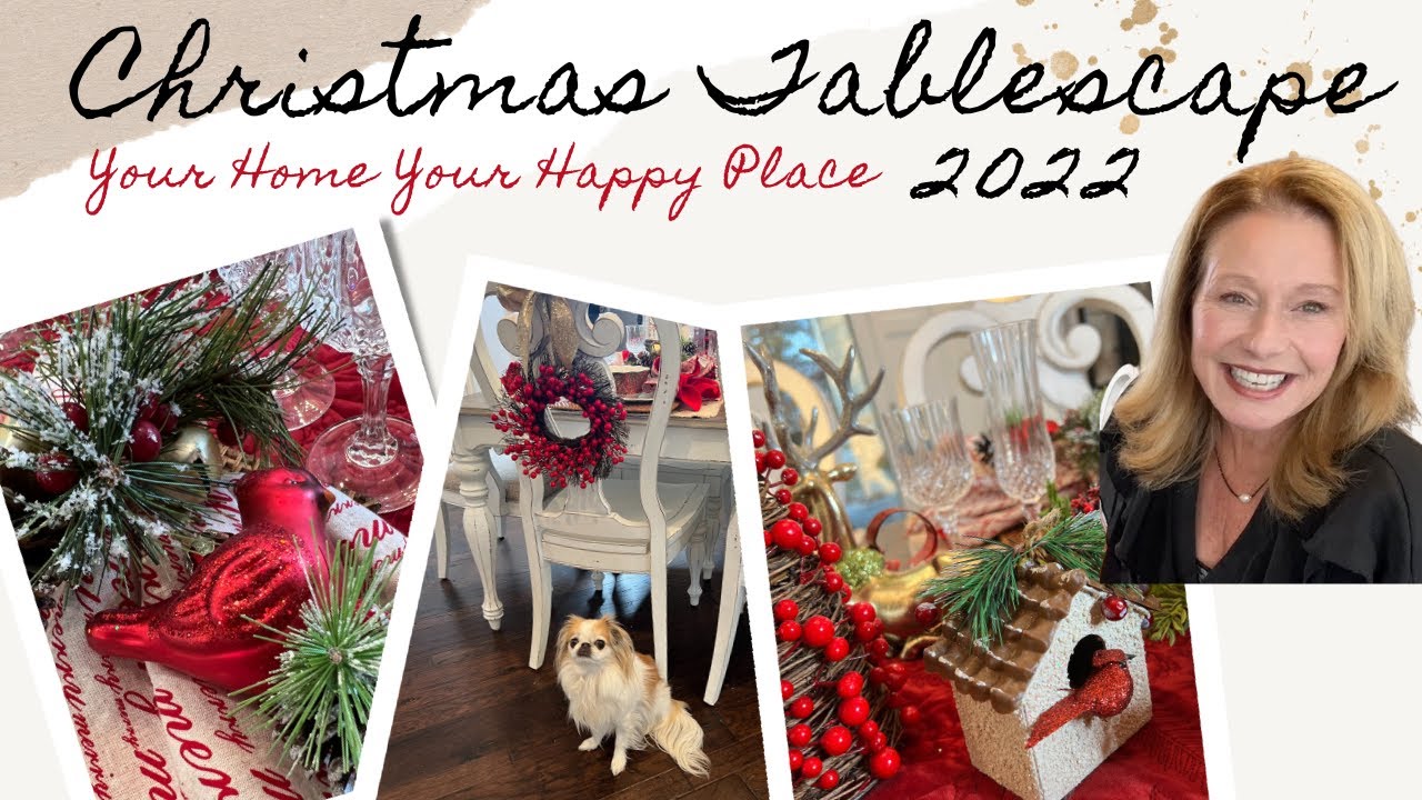 Christmas Tablescape 2022 // Decorate With Me Christmas Tablescape 2022 // Woodland Christmas Table