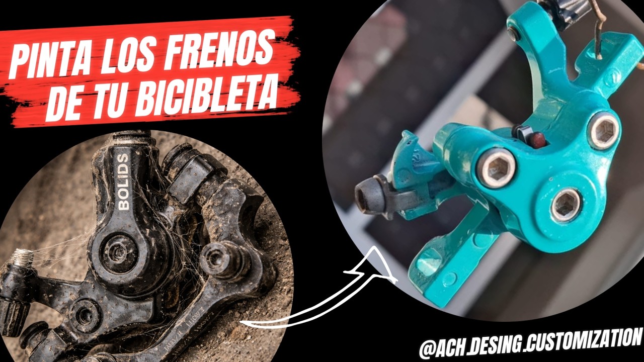 TIPS - PINTA LOS FRENOS DE TU BICICLETA SUPER FACIL