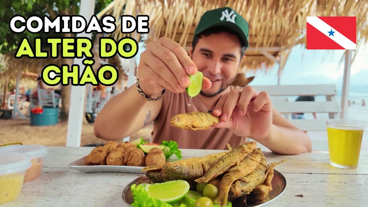 PROVANDO COMIDAS DE ALTER DO CHÃO NO PARÁ (CARIBE AMAZÔNICO)